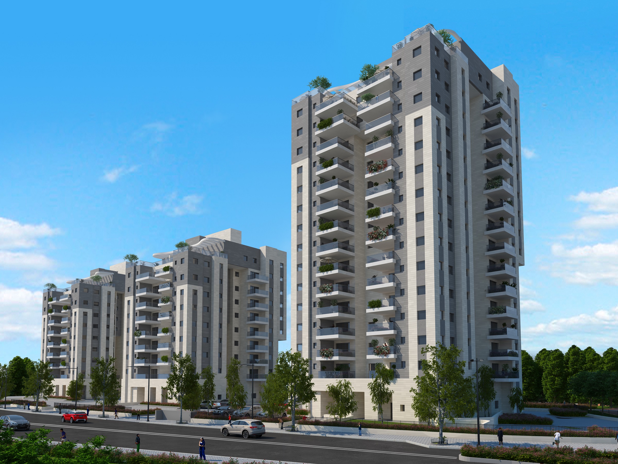 אור עקיבא מתרוממת: החל שיווקם של המגדלים הגבוהים ביותר בעיר