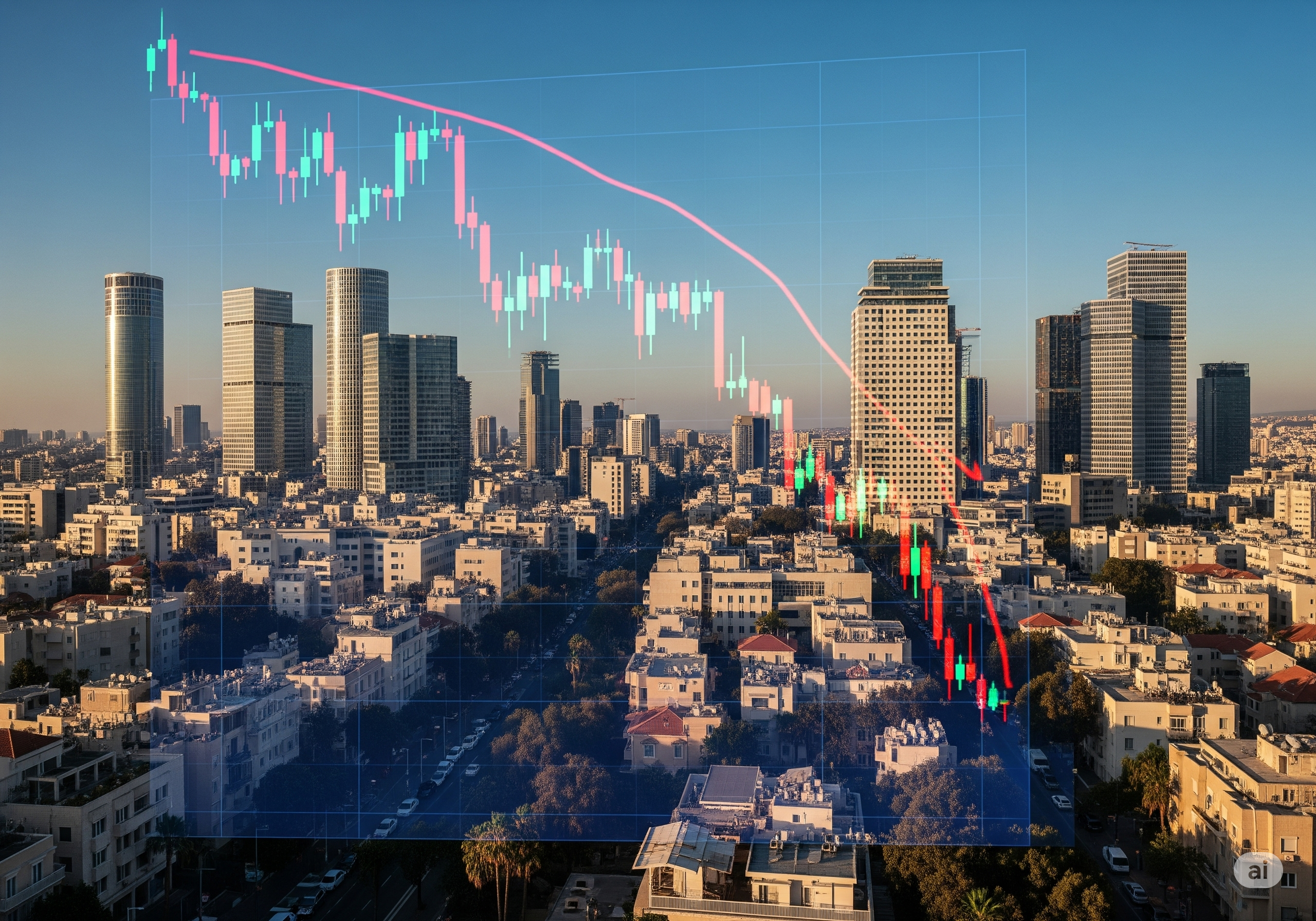 הבורסה בת”א נסוגה מהשיא לאחר אי שינוי הריבית - מדד הנדל”ן איבד 1.7%