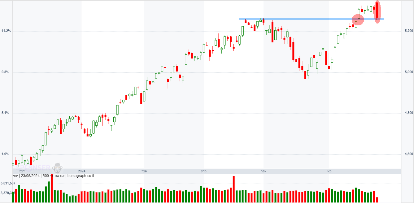 מדד ה- S&P500 מדד ה- S&P500